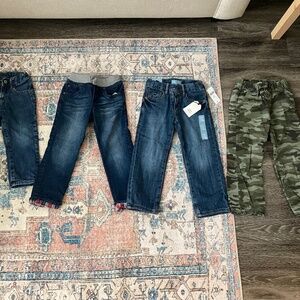 Lined boy toddler pants